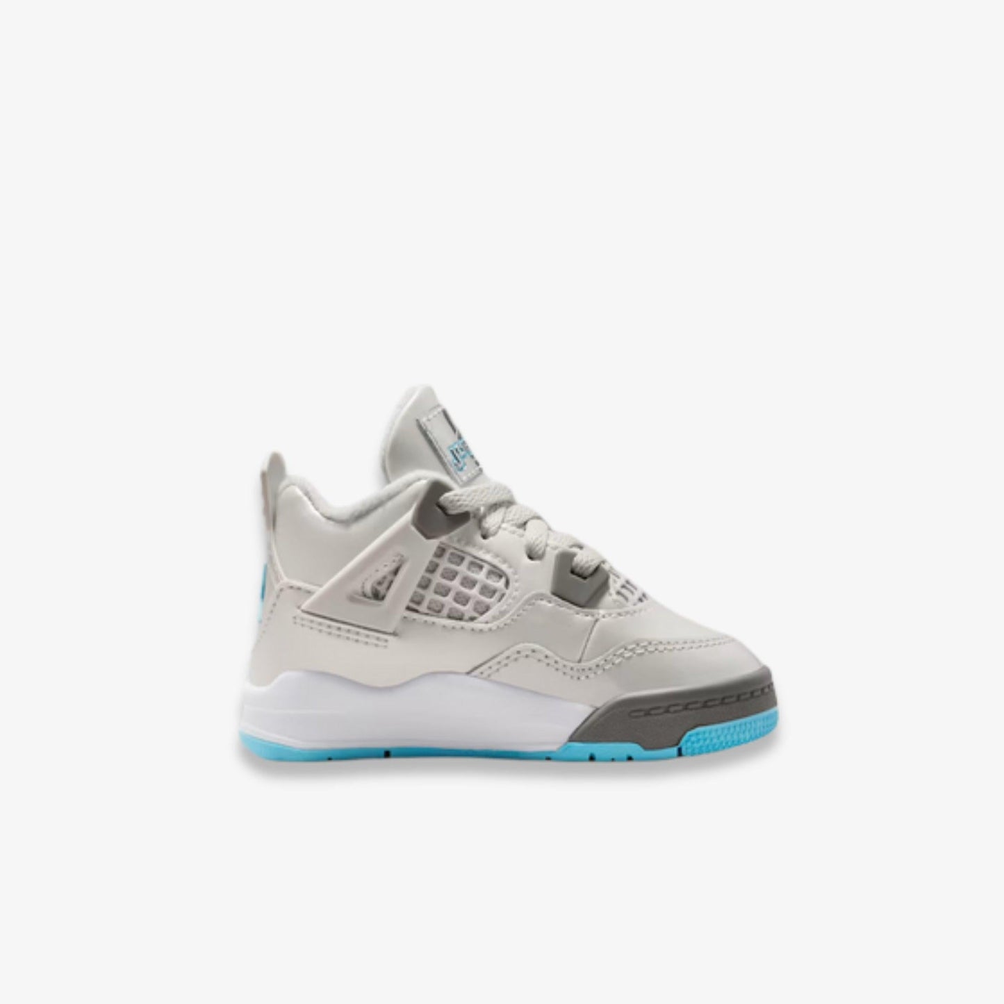 Air Jordan 4 Retro 'Photon Dust' (2025) (TD) [HV4759-014] Athletic Basketball Sports Sneakers in Photon Dust / Flat Pewter - White - Blue Chill for Unisex Baby Infant Toddler - AVBL MRKT (4)