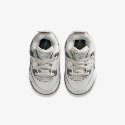 Air Jordan 4 Retro 'Photon Dust' (2025) (TD) [HV4759-014] Athletic Basketball Sports Sneakers in Photon Dust / Flat Pewter - White - Blue Chill for Unisex Baby Infant Toddler - AVBL MRKT (5)