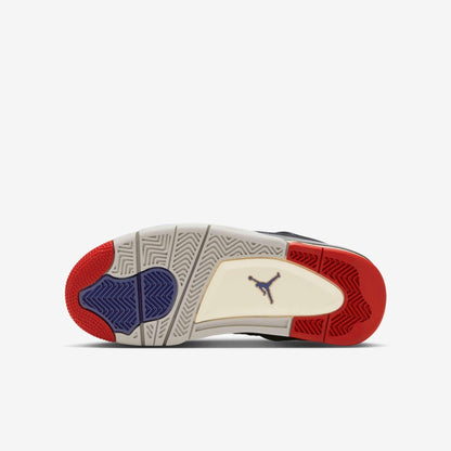Air Jordan 4 Retro 'Rare Air' (2025) (GS) [IB4171-003] Athletic Basketball Sports Sneakers in Black / Fire Red - Deep Royal Blue for Unisex Youth Kids Junior Boys Girls - AVBL MRKT (9)