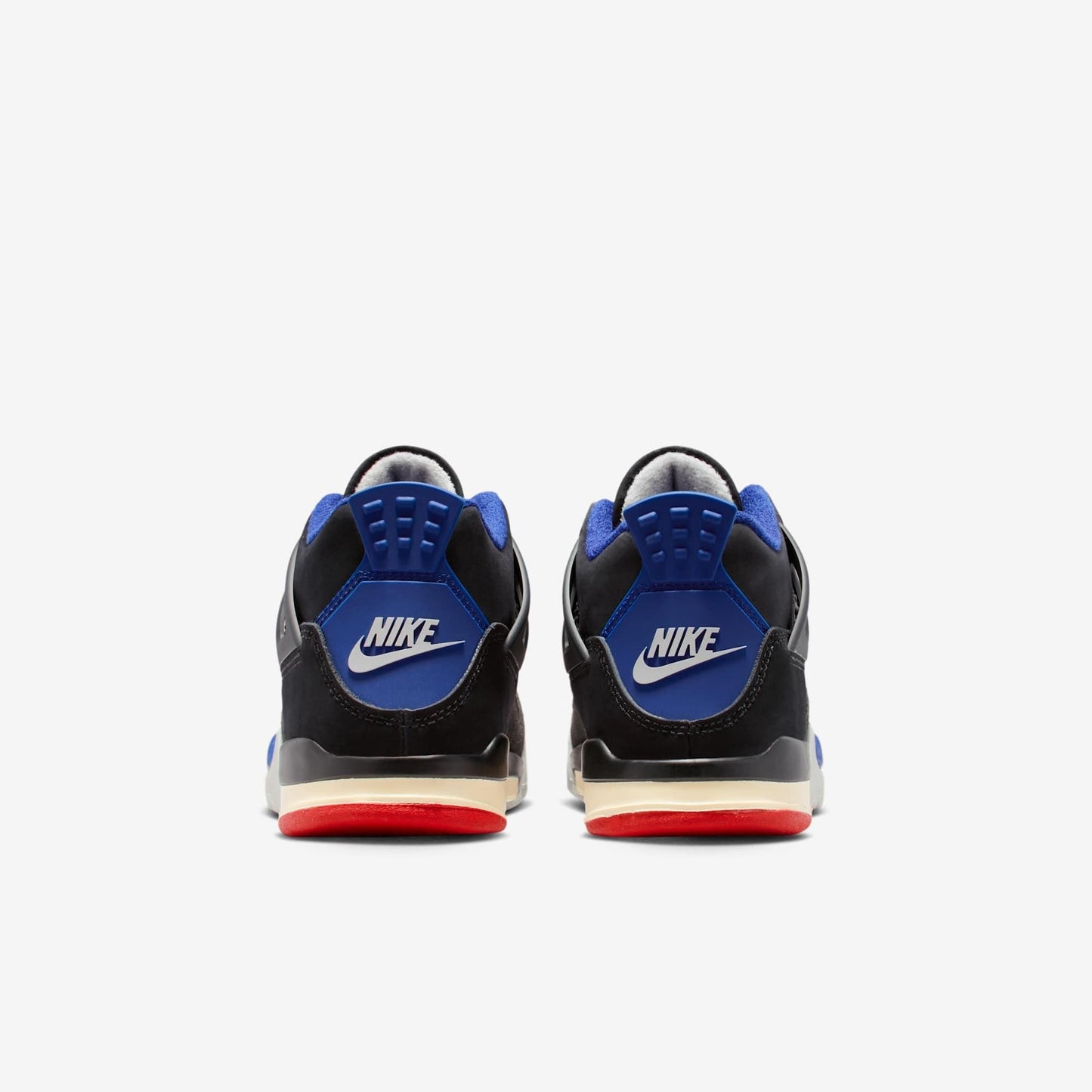 Air Jordan 4 Retro 'Rare Air' (2025) (PS) [IB4388-003] Athletic Basketball Sports Sneakers in Black / Fire Red - Deep Royal Blue for Unisex Little Kids Pre-School Boys Girls - AVBL MRKT (6)