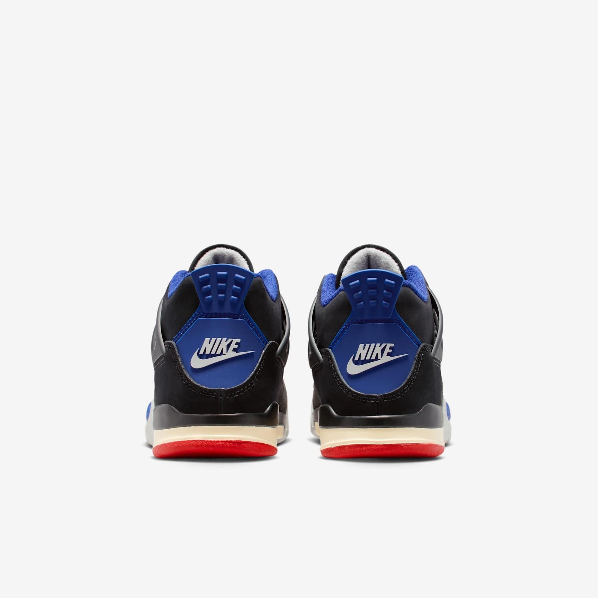 Air Jordan 4 Retro 'Rare Air' (2025) (PS) [IB4388-003] Athletic Basketball Sports Sneakers in Black / Fire Red - Deep Royal Blue for Unisex Little Kids Pre-School Boys Girls - AVBL MRKT (6)