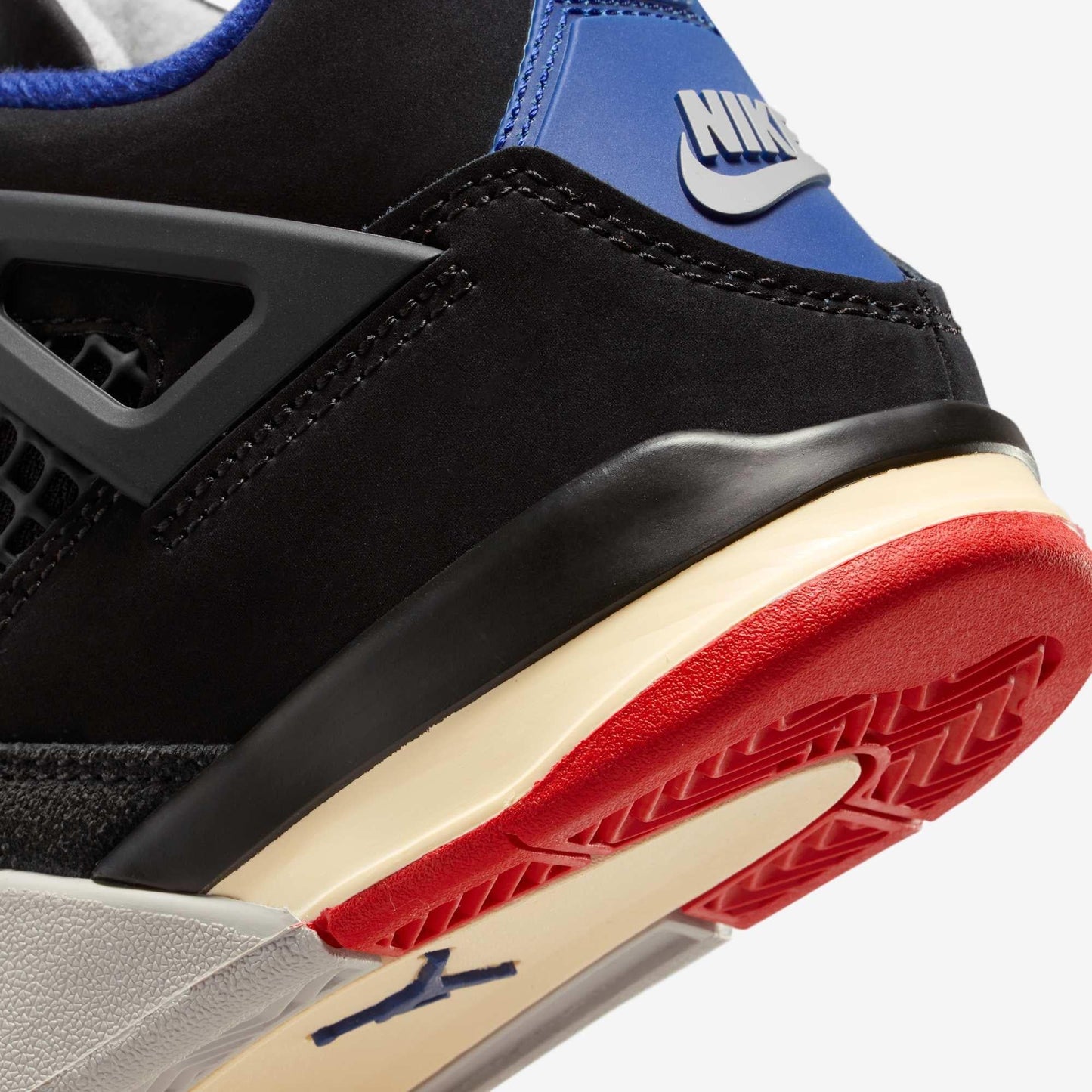 Air Jordan 4 Retro 'Rare Air' (2025) (PS) [IB4388-003] Athletic Basketball Sports Sneakers in Black / Fire Red - Deep Royal Blue for Unisex Little Kids Pre-School Boys Girls - AVBL MRKT (8)