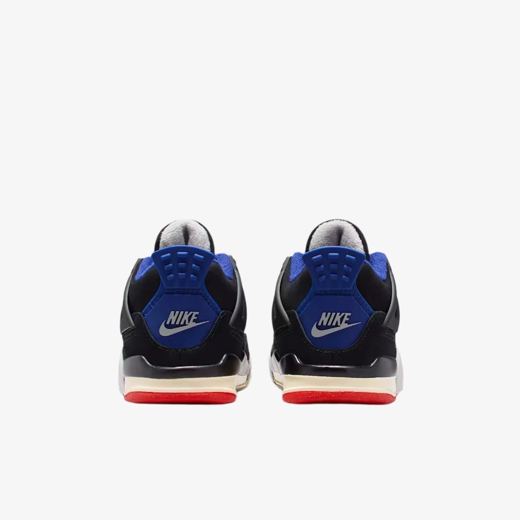 Air Jordan 4 Retro 'Rare Air' (2025) (TD) [IB4387-003] Athletic Basketball Sports Sneakers in Black / Fire Red - Deep Royal Blue for Unisex Baby Infant Toddler - AVBL MRKT (6)