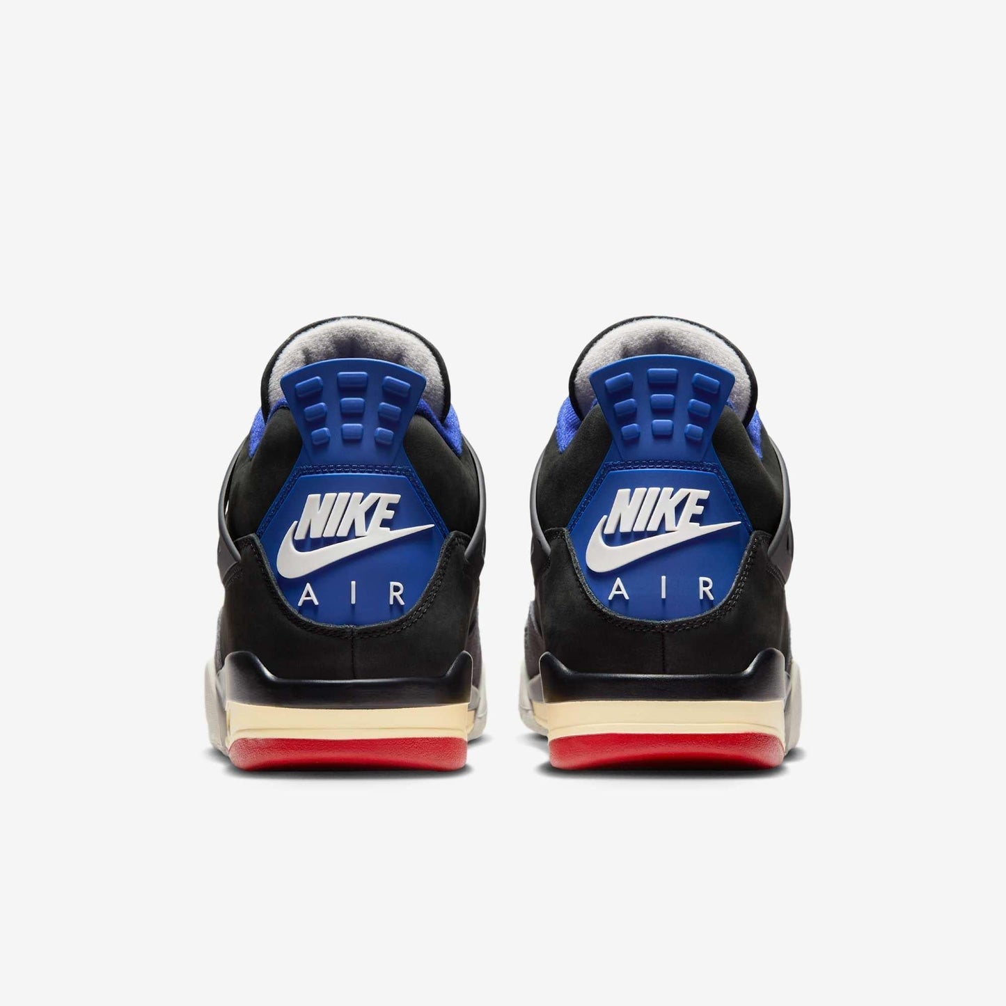 Air Jordan 4 Retro 'Rare Air - Gold Lettering' (2025) [FV5029-003-GL] Athletic Basketball Sports Sneakers in Black / Fire Red - Deep Royal Blue for Unisex Adult Mens - AVBL MRKT (6)
