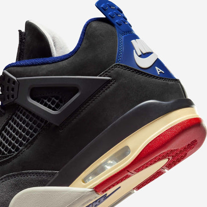 Air Jordan 4 Retro 'Rare Air - White Lettering' (2025) [FV5029-003-WL] Athletic Basketball Sports Sneakers in Black / Fire Red - Deep Royal Blue for Unisex Adult Mens - AVBL MRKT (8)