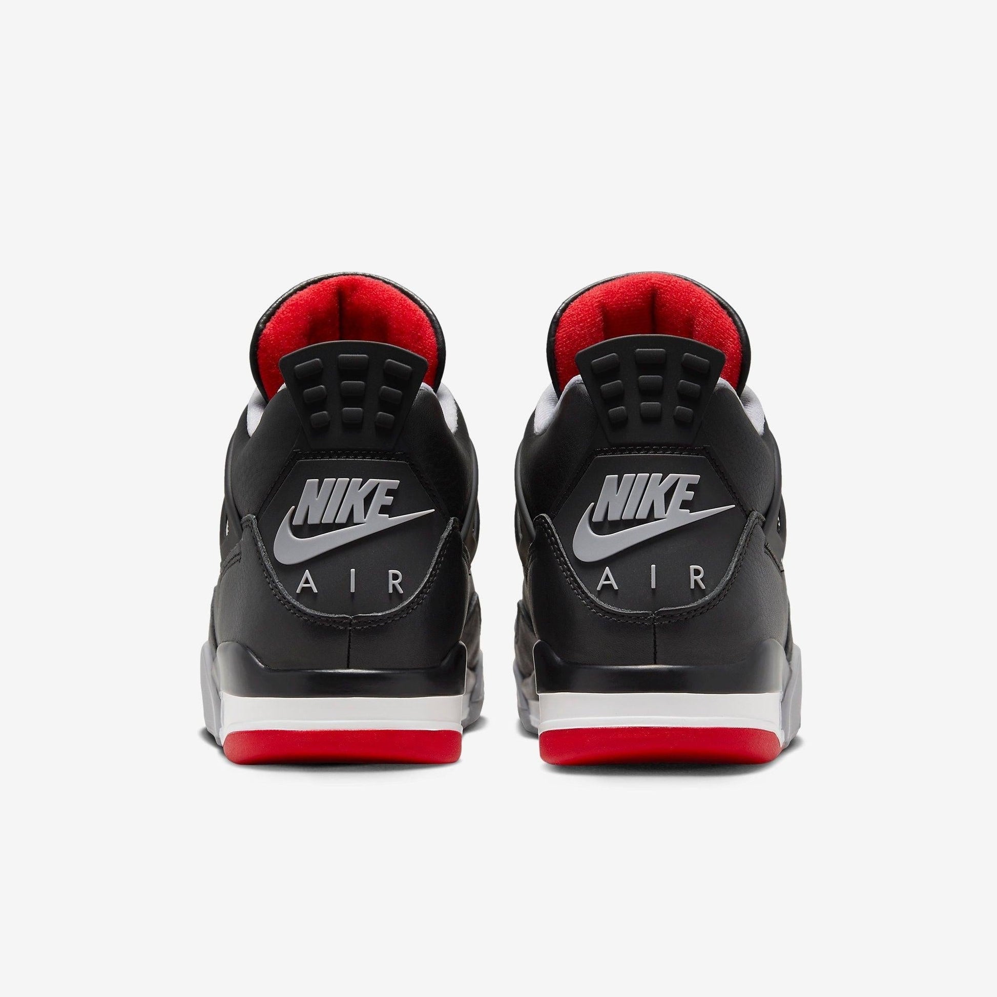 Air Jordan 4 Retro 'Reimagined Bred' (2024) [FV5029-006] Athletic Basketball Sports Sneakers in Black / Fire Red - Cement Grey for Unisex Adult Mens - AVBL MRKT (6)