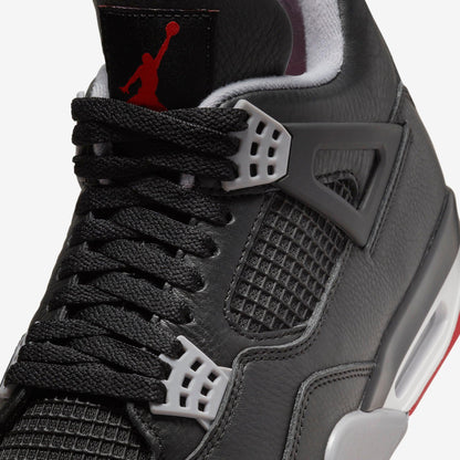 Air Jordan 4 Retro 'Reimagined Bred' (2024) [FV5029-006] Athletic Basketball Sports Sneakers in Black / Fire Red - Cement Grey for Unisex Adult Mens - AVBL MRKT (7)