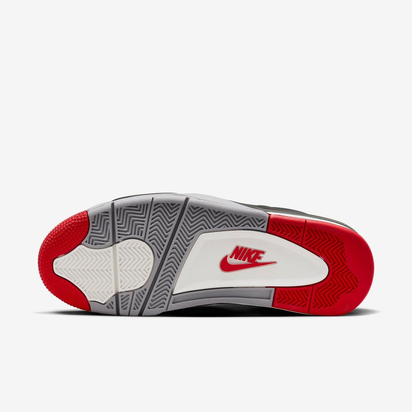 Air Jordan 4 Retro 'Reimagined Bred' (2024) [FV5029-006] Athletic Basketball Sports Sneakers in Black / Fire Red - Cement Grey for Unisex Adult Mens - AVBL MRKT (9)