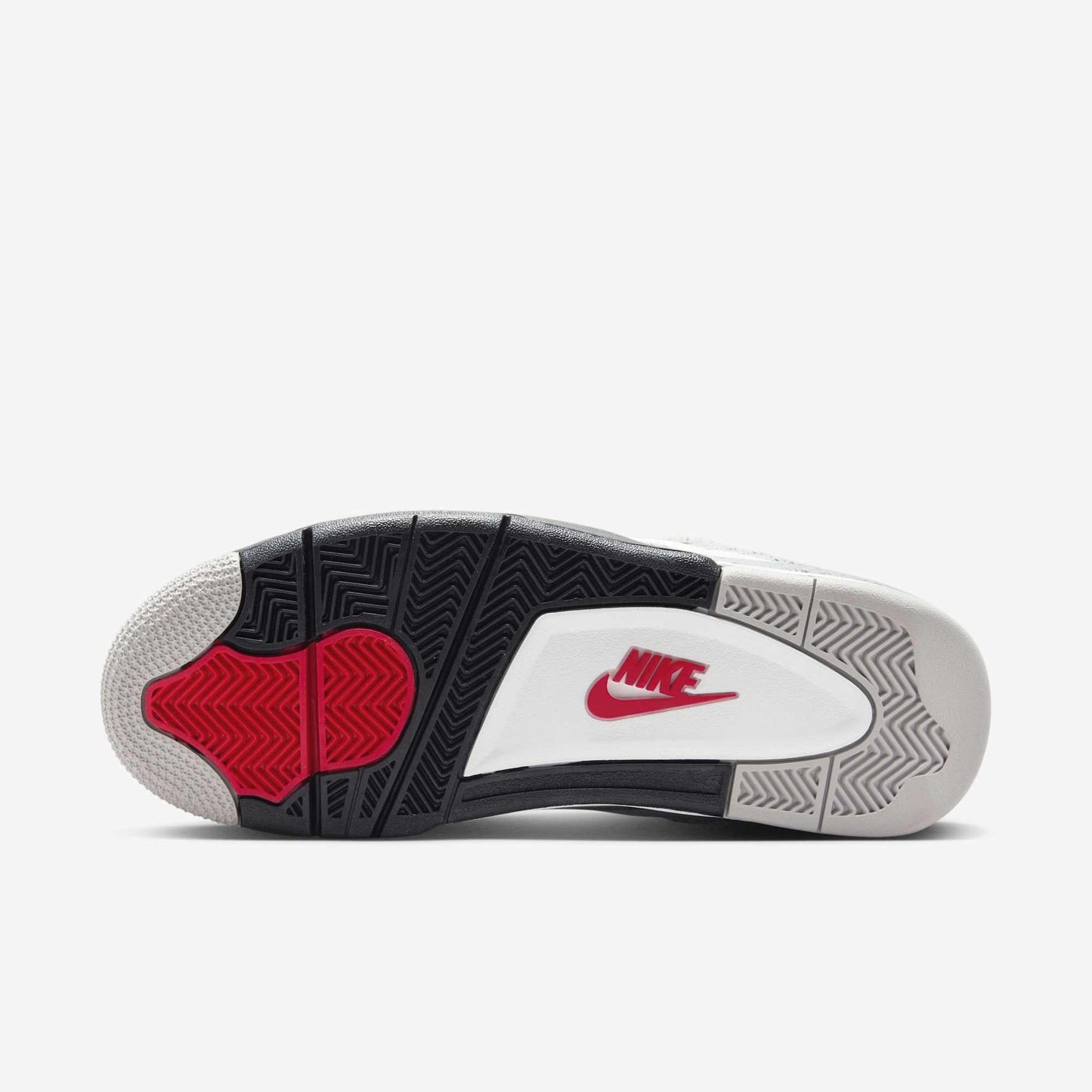 Air Jordan 4 Retro 'Reimagined White Cement' (2025) [FV5029-100] Athletic Basketball Sports Sneakers in Summit White / Fire Red - Tech Grey - Black for Unisex Adult Mens - AVBL MRKT (9)