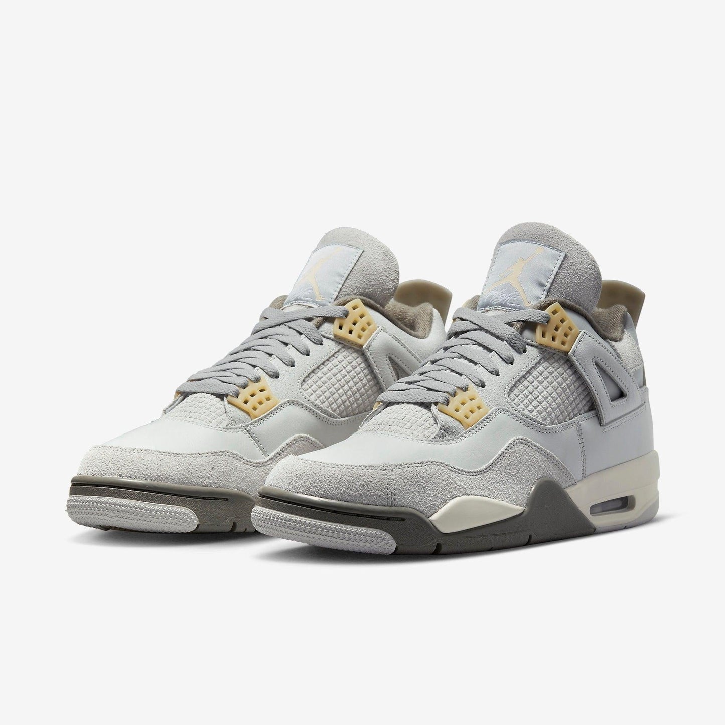Air Jordan 4 Retro SE 'Craft' (2023) [DV3742-021] Athletic Basketball Sports Sneakers in Photon Dust / Pale Vanilla for Unisex Adult Mens - AVBL MRKT (1)