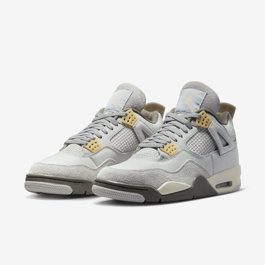 Air Jordan 4 Retro SE 'Craft' (2023) [DV3742-021] Athletic Basketball Sports Sneakers in Photon Dust / Pale Vanilla for Unisex Adult Mens - AVBL MRKT (1)