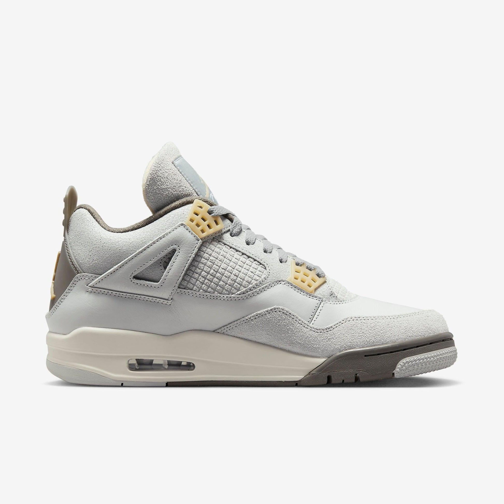 Air Jordan 4 Retro SE 'Craft' (2023) [DV3742-021] Athletic Basketball Sports Sneakers in Photon Dust / Pale Vanilla for Unisex Adult Mens - AVBL MRKT (4)