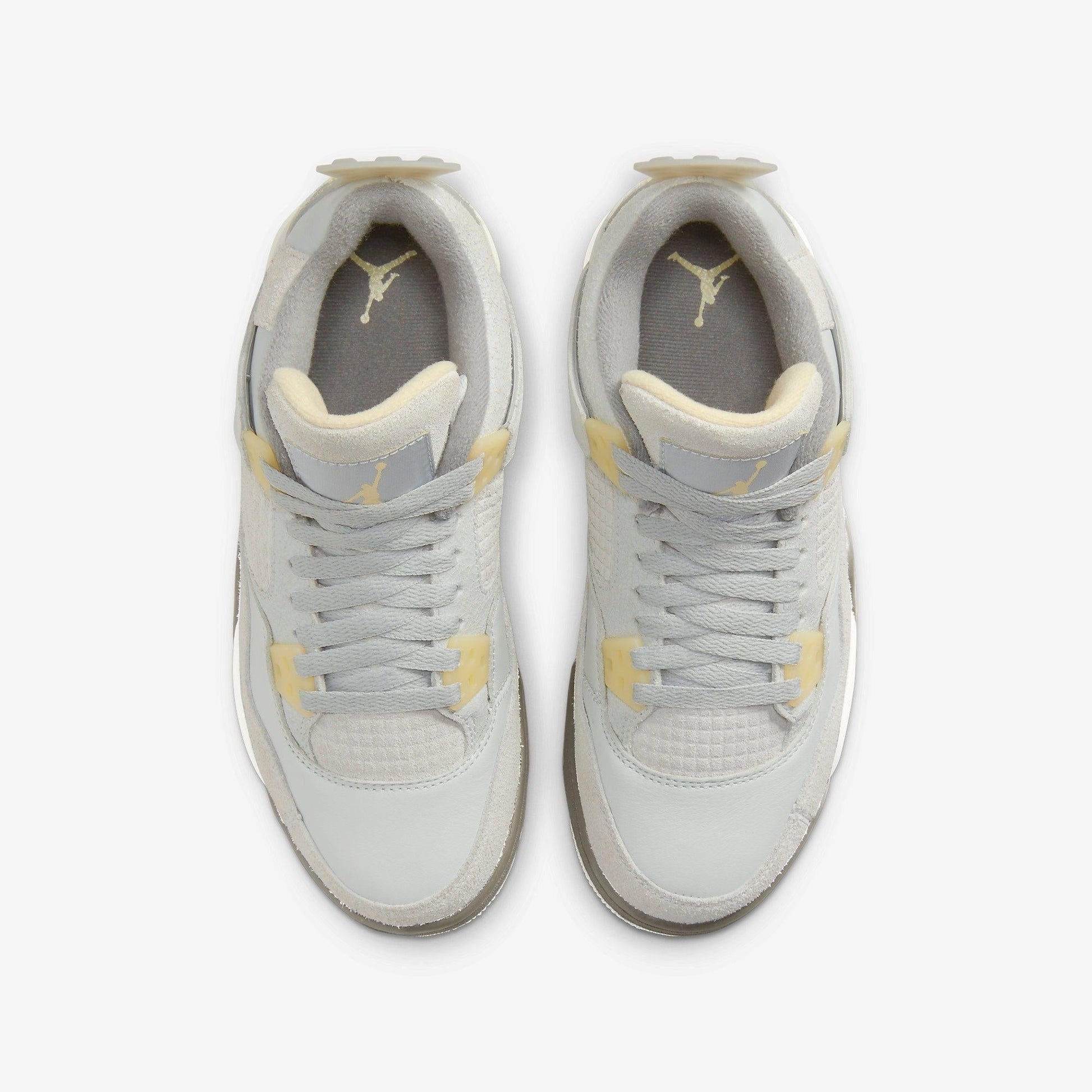 Air Jordan 4 Retro SE 'Craft' (2023) (GS) [DV2262-021] Athletic Basketball Sports Sneakers in Photon Dust / Pale Vanilla for Unisex Youth Kids Junior Boys Girls - AVBL MRKT (5)