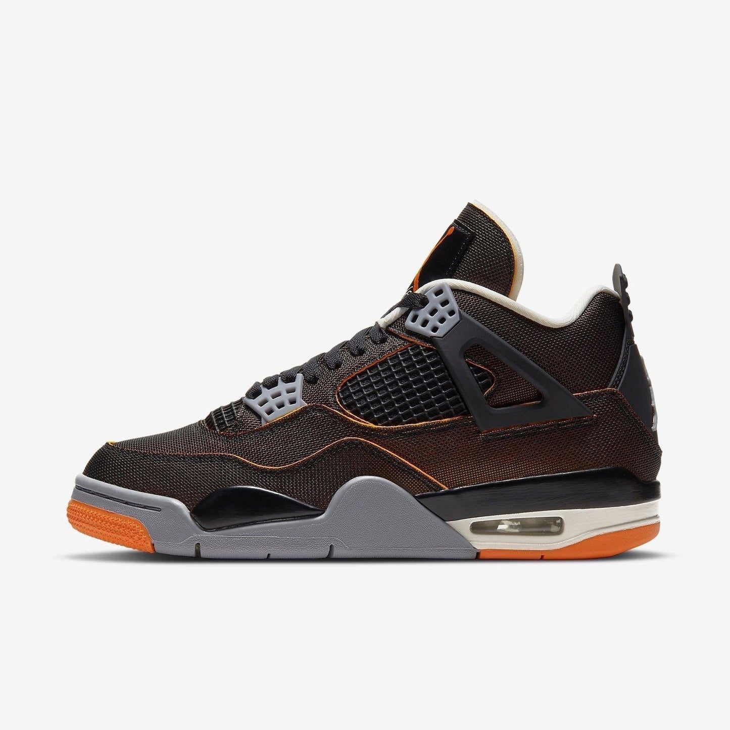Air Jordan 4 Retro SE 'Starfish' (2020) (Womens) [CW7183-100] Athletic Basketball Sports Sneakers in Sail / Black - Starfish for Unisex Adult Female Ladies Girls WMNS - AVBL MRKT (2)