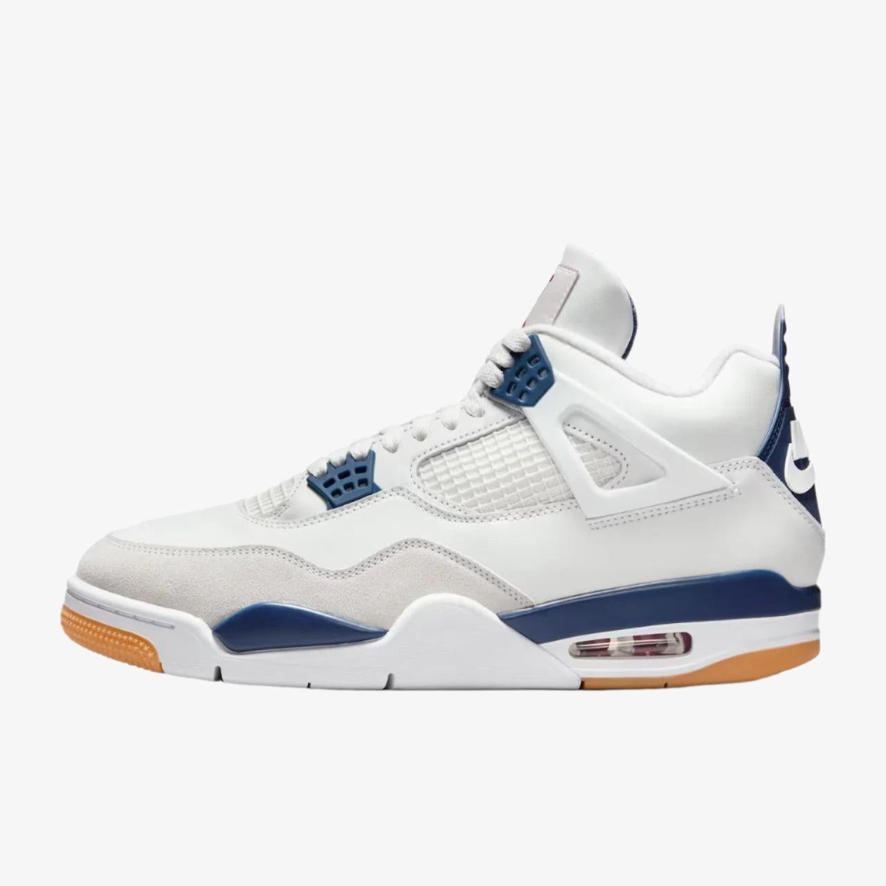 Air Jordan 4 Retro SP x Nike SB 'Navy Blue' (2025) [DR5415-100] Athletic Basketball Sports Sneakers in Summit White / White - Navy for Unisex Adult Mens - AVBL MRKT (2)