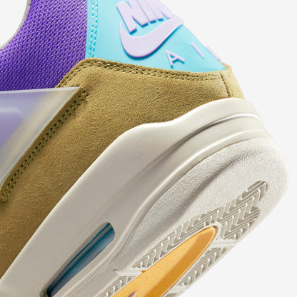 Air Jordan 4 Retro SP x Union LA 'Desert Moss' (2021) [DJ5718-300] Athletic Basketball Sports Sneakers in Desert Moss / Turquoise Blue - Purple - Sail for Unisex Adult Mens - AVBL MRKT (8)