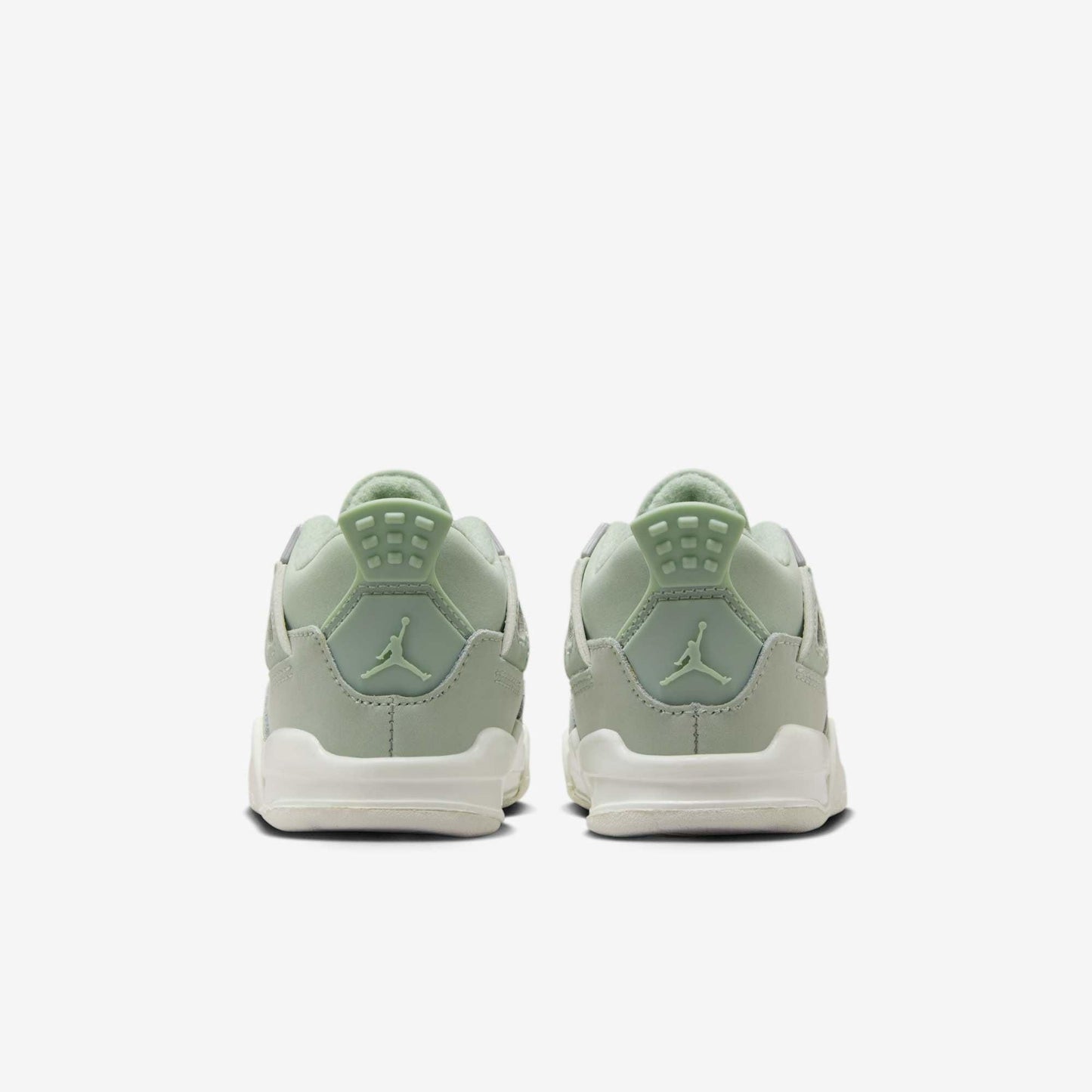 Air Jordan 4 Retro 'Seafoam / Abundance' (2025) (TD) [HV4384-003] Athletic Basketball Sports Sneakers in Seafoam / Sail - Metallic Silver for Unisex Baby Infant Toddler - AVBL MRKT (6)
