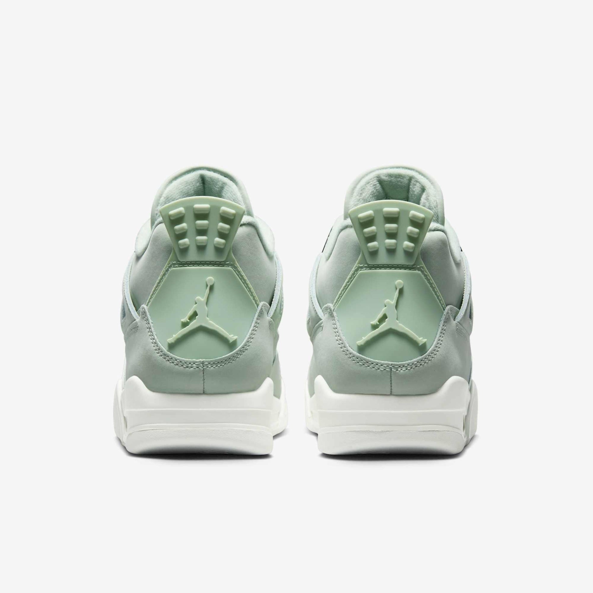 Air Jordan 4 Retro 'Seafoam / Abundance' (2025) (Womens) [HV0823-003] Athletic Basketball Sports Sneakers in Seafoam / Sail - Metallic Silver for Unisex Adult Female Ladies Girls WMNS - AVBL MRKT (6)