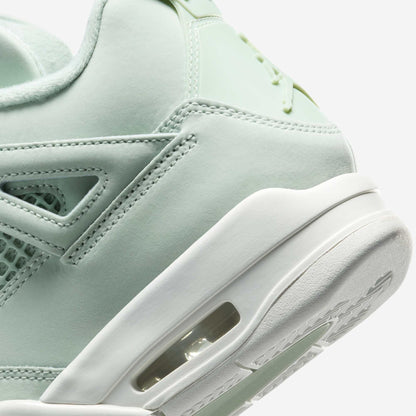 Air Jordan 4 Retro 'Seafoam / Abundance' (2025) (Womens) [HV0823-003] Athletic Basketball Sports Sneakers in Seafoam / Sail - Metallic Silver for Unisex Adult Female Ladies Girls WMNS - AVBL MRKT (8)