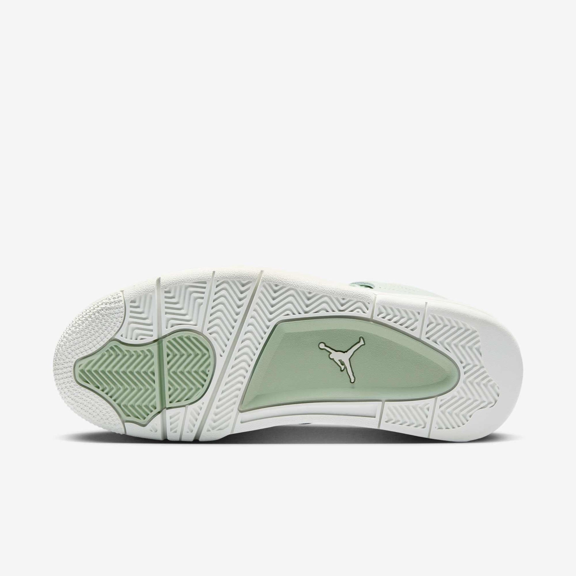 Air Jordan 4 Retro 'Seafoam / Abundance' (2025) (Womens) [HV0823-003] Athletic Basketball Sports Sneakers in Seafoam / Sail - Metallic Silver for Unisex Adult Female Ladies Girls WMNS - AVBL MRKT (9)