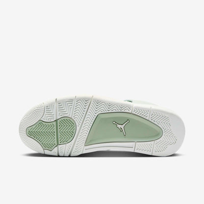 Air Jordan 4 Retro 'Seafoam / Abundance' (2025) (Womens) [HV0823-003] Athletic Basketball Sports Sneakers in Seafoam / Sail - Metallic Silver for Unisex Adult Female Ladies Girls WMNS - AVBL MRKT (9)