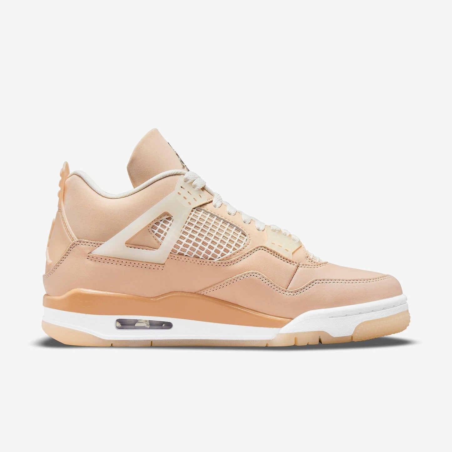 Air Jordan 4 Retro 'Shimmer' (2021) (Womens) [DJ0675-200] Athletic Basketball Sports Sneakers in Shimmer / Metallic Silver for Unisex Adult Female Ladies Girls WMNS - AVBL MRKT (4)