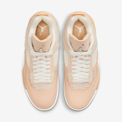 Air Jordan 4 Retro 'Shimmer' (2021) (Womens) [DJ0675-200] Athletic Basketball Sports Sneakers in Shimmer / Metallic Silver for Unisex Adult Female Ladies Girls WMNS - AVBL MRKT (5)