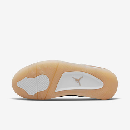 Air Jordan 4 Retro 'Shimmer' (2021) (Womens) [DJ0675-200] Athletic Basketball Sports Sneakers in Shimmer / Metallic Silver for Unisex Adult Female Ladies Girls WMNS - AVBL MRKT (9)