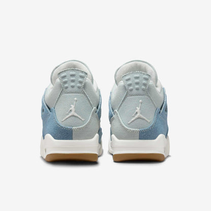 Air Jordan 4 Retro TEX 'Denim / Worn Blue' (2025) (Womens) [IB6716-100] Athletic Basketball Sports Sneakers in Sail / Sail - Gum Light Brown for Unisex Adult Female Ladies Girls WMNS - AVBL MRKT (6)