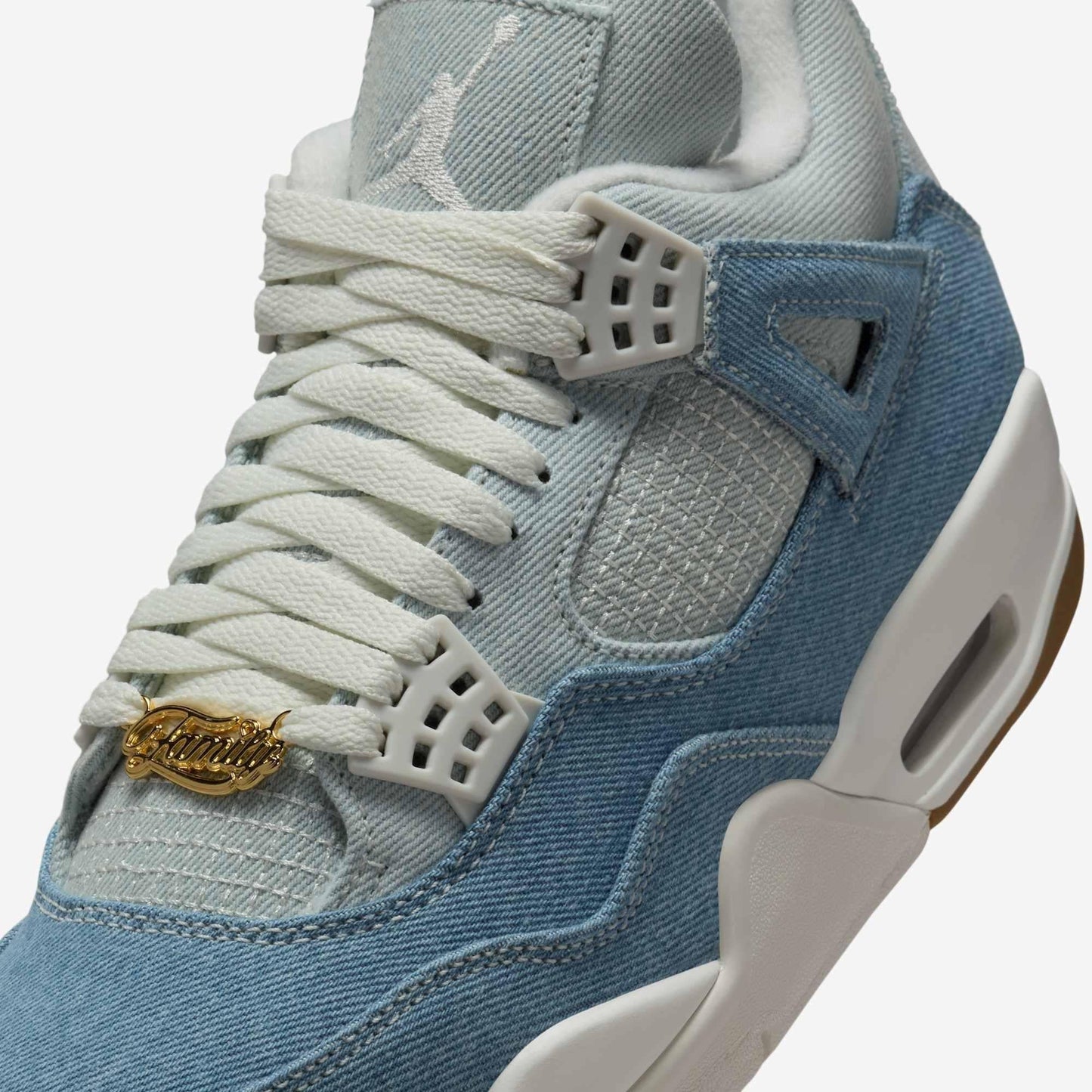 Air Jordan 4 Retro TEX 'Denim / Worn Blue' (2025) (Womens) [IB6716-100] Athletic Basketball Sports Sneakers in Sail / Sail - Gum Light Brown for Unisex Adult Female Ladies Girls WMNS - AVBL MRKT (7)