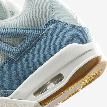 Air Jordan 4 Retro TEX 'Denim / Worn Blue' (2025) (Womens) [IB6716-100] Athletic Basketball Sports Sneakers in Sail / Sail - Gum Light Brown for Unisex Adult Female Ladies Girls WMNS - AVBL MRKT (8)