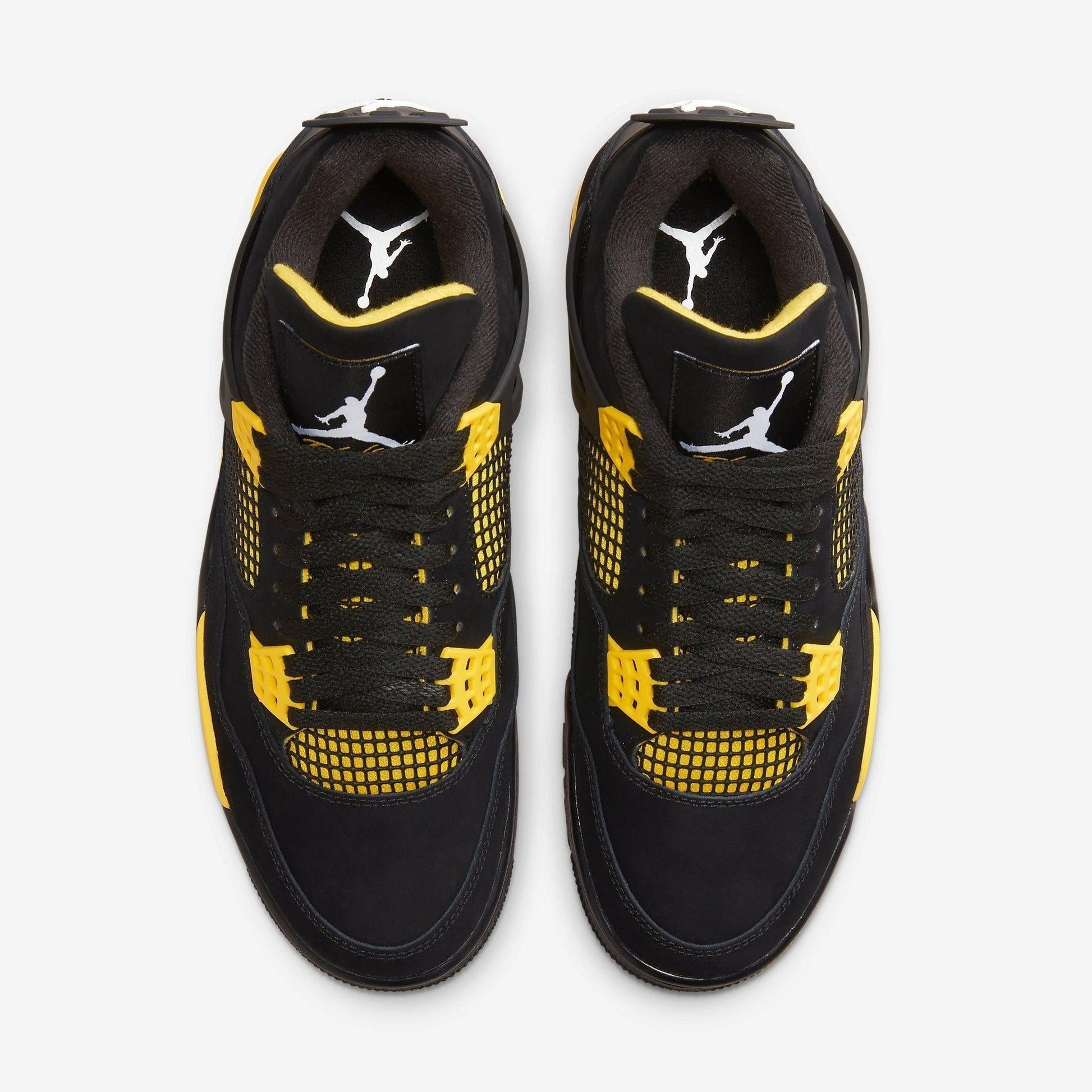 Air Jordan 4 Retro 'Thunder' (2023) [DH6927-017] Athletic Basketball Sports Sneakers in Black / White - Tour Yellow for Unisex Adult Mens - AVBL MRKT (5)