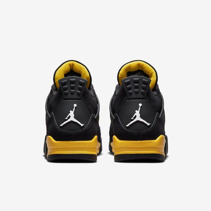 Air Jordan 4 Retro 'Thunder' (2023) [DH6927-017] Athletic Basketball Sports Sneakers in Black / White - Tour Yellow for Unisex Adult Mens - AVBL MRKT (6)