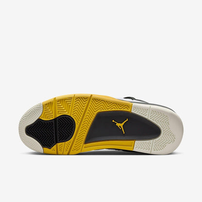 Air Jordan 4 Retro 'Vivid Sulfur' (2024) (Womens) [AQ9129-101] Athletic Basketball Sports Sneakers in White / Coconut Milk - Vivid Sulfur - Black for Unisex Adult Female Ladies Girls WMNS - AVBL MRKT (9)