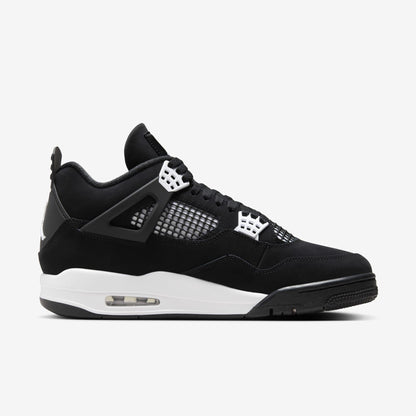 Air Jordan 4 Retro 'White Thunder' (2024) [FQ8138-001] Athletic Basketball Sports Sneakers in Black / White - Black for Unisex Adult Mens - AVBL MRKT (4)