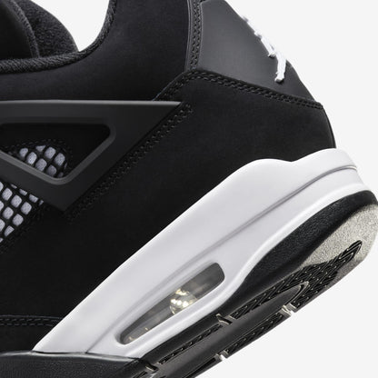 Air Jordan 4 Retro 'White Thunder' (2024) [FQ8138-001] Athletic Basketball Sports Sneakers in Black / White - Black for Unisex Adult Mens - AVBL MRKT (8)