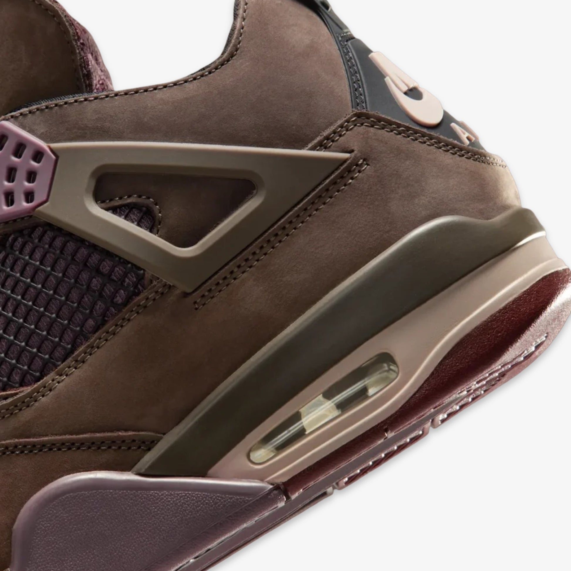 Air Jordan 4 Retro x A Ma Maniere 'Built For This: Homecoming / Dark Mocha' (2025) [IF3102-200] Athletic Basketball Sports Sneakers in Dark Mocha / Bronze Eclipse - Black - Violet Ore for Unisex Adult Mens - AVBL MRKT (10)