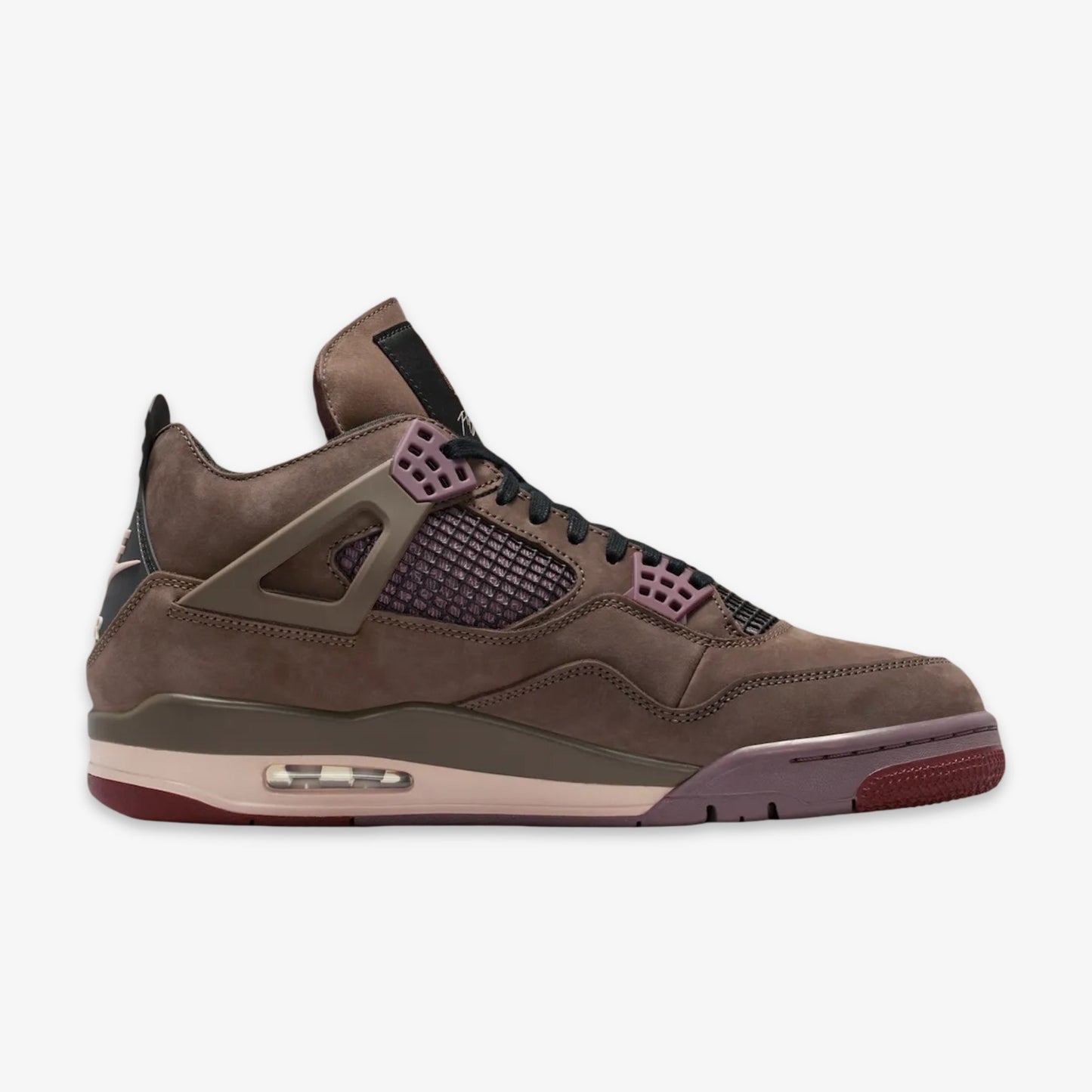Air Jordan 4 Retro x A Ma Maniere 'Built For This: Homecoming / Dark Mocha' (2025) [IF3102-200] Athletic Basketball Sports Sneakers in Dark Mocha / Bronze Eclipse - Black - Violet Ore for Unisex Adult Mens - AVBL MRKT (4)