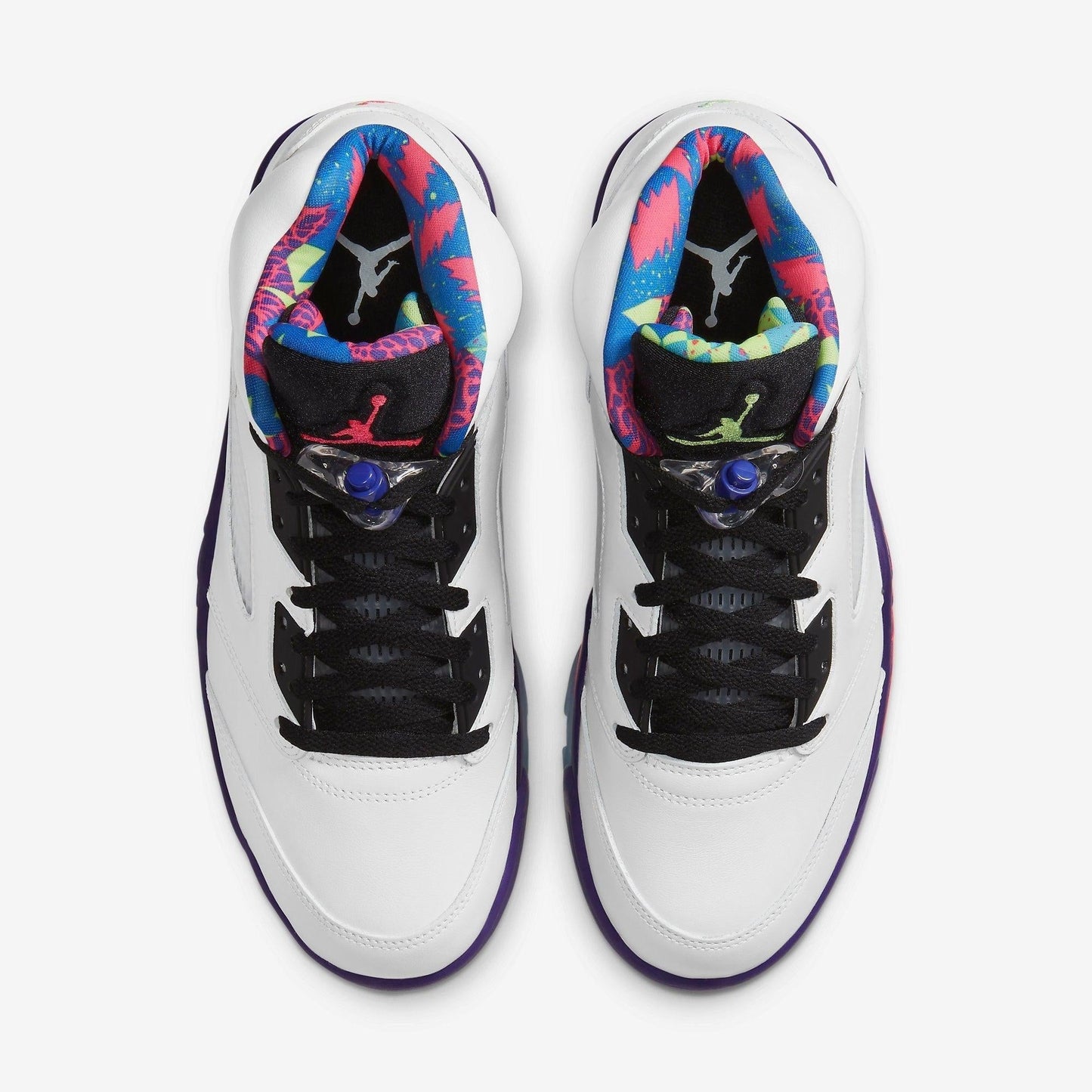 Air Jordan 5 Retro 'Alternate Bel-Air' (2020) [DB3335-100] Athletic Basketball Sports Sneakers in White / Ghost Green - Court Purple for Unisex Adult Mens - AVBL MRKT (5)