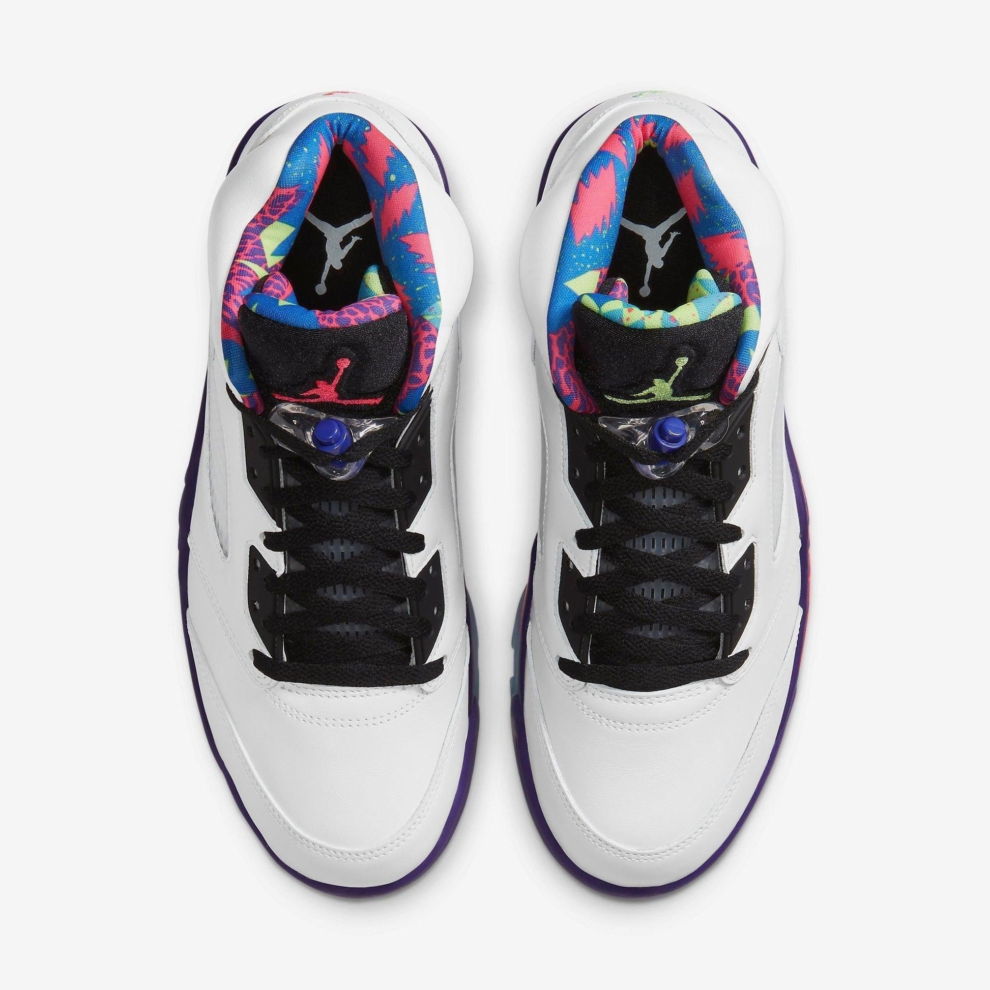 Air Jordan 5 Retro 'Alternate Bel-Air' (2020) [DB3335-100] Athletic Basketball Sports Sneakers in White / Ghost Green - Court Purple for Unisex Adult Mens - AVBL MRKT (5)