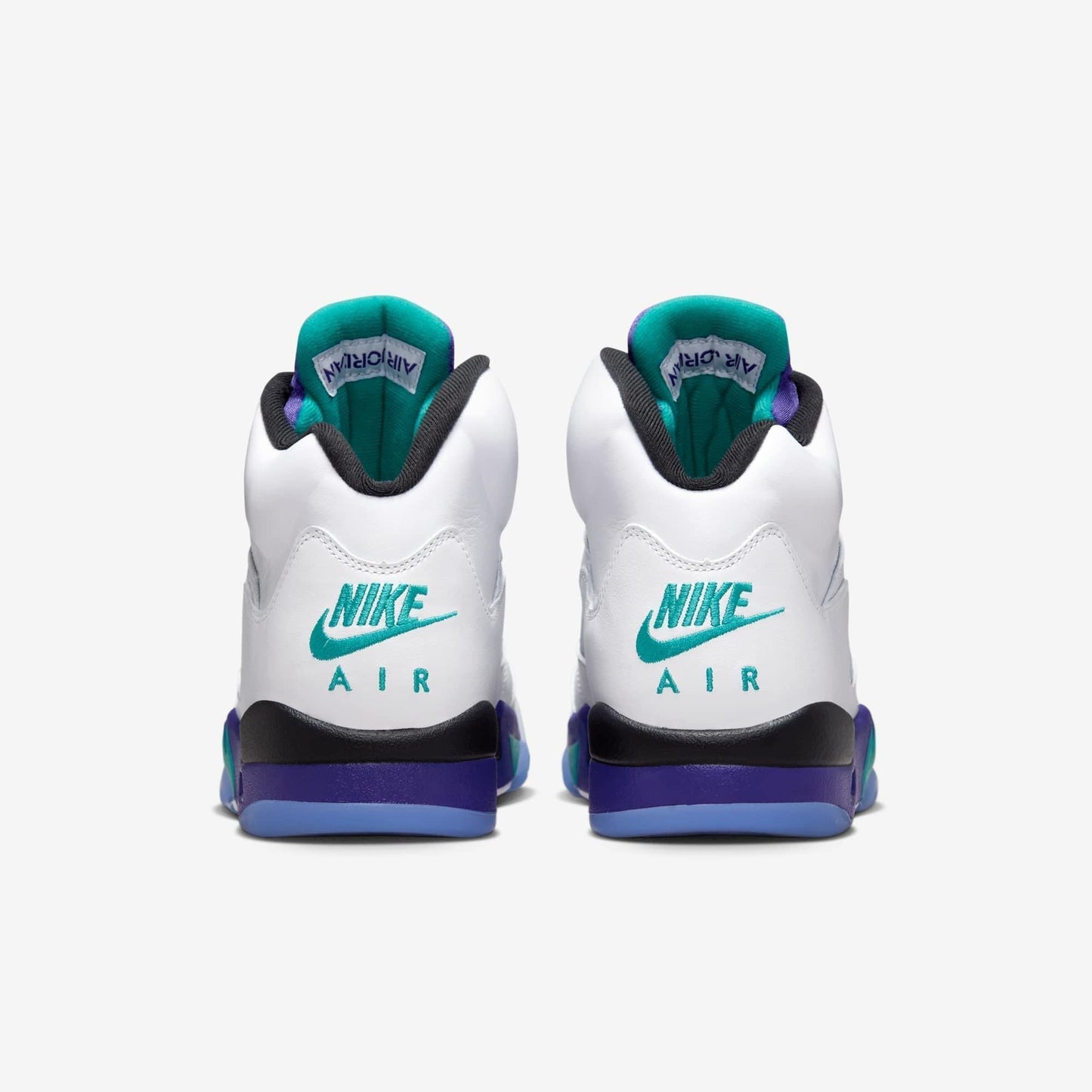 Air Jordan 5 Retro 'Grape' (2025) [HQ7978-100] Athletic Basketball Sports Sneakers in White / New Emerald - Grape Ice for Unisex Adult Mens - AVBL MRKT (6)
