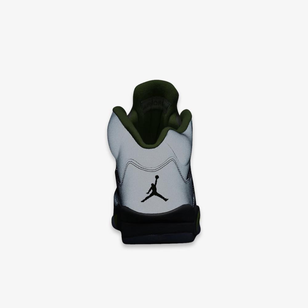 Air Jordan 5 Retro 'Green Bean' (2022) [DM9014-003] Athletic Basketball Sports Sneakers in Silver / Green Bean - Flint Grey for Unisex Adult Mens - AVBL MRKT (13)