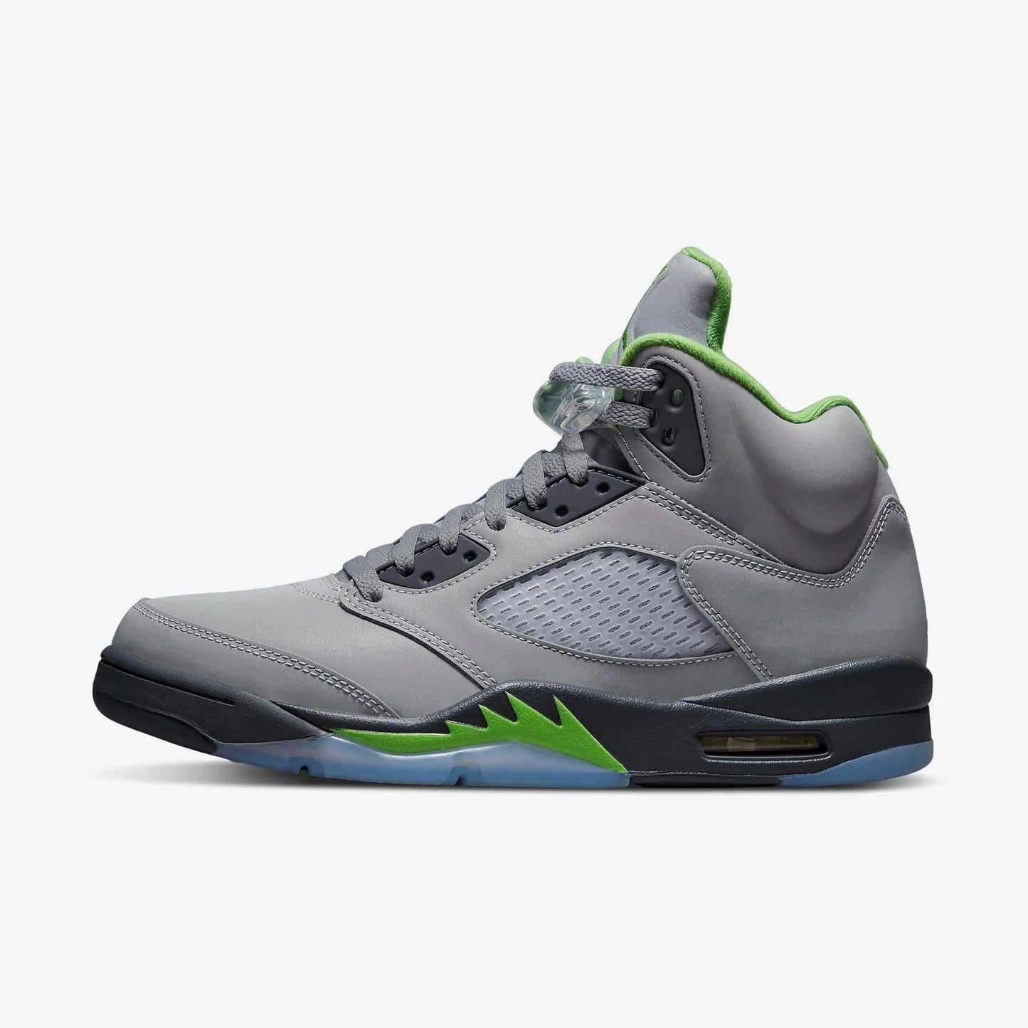 Air Jordan 5 Retro 'Green Bean' (2022) [DM9014-003] Athletic Basketball Sports Sneakers in Silver / Green Bean - Flint Grey for Unisex Adult Mens - AVBL MRKT (2)