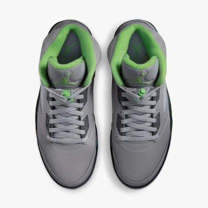 Air Jordan 5 Retro 'Green Bean' (2022) [DM9014-003] Athletic Basketball Sports Sneakers in Silver / Green Bean - Flint Grey for Unisex Adult Mens - AVBL MRKT (5)