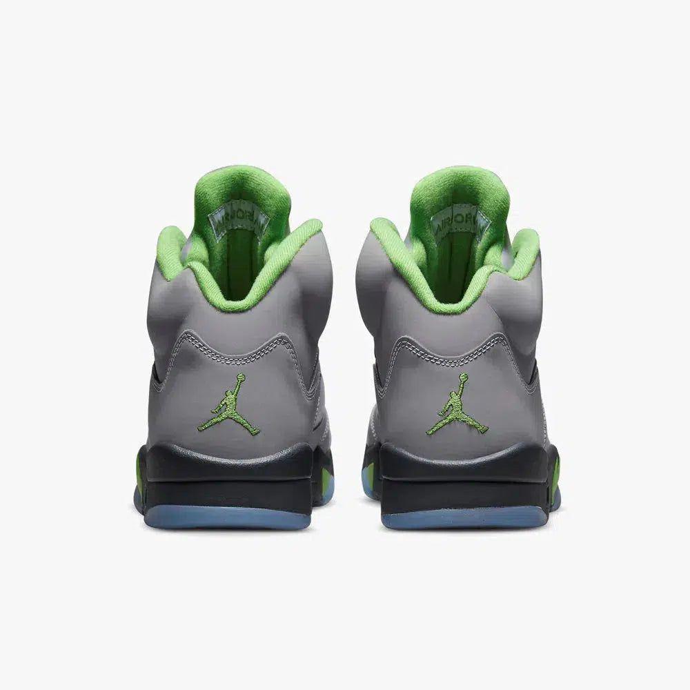 Air Jordan 5 Retro 'Green Bean' (2022) [DM9014-003] Athletic Basketball Sports Sneakers in Silver / Green Bean - Flint Grey for Unisex Adult Mens - AVBL MRKT (6)