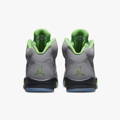 Air Jordan 5 Retro 'Green Bean' (2022) [DM9014-003] Athletic Basketball Sports Sneakers in Silver / Green Bean - Flint Grey for Unisex Adult Mens - AVBL MRKT (6)