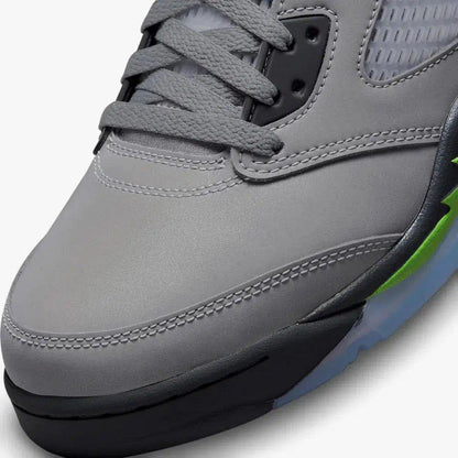 Air Jordan 5 Retro 'Green Bean' (2022) [DM9014-003] Athletic Basketball Sports Sneakers in Silver / Green Bean - Flint Grey for Unisex Adult Mens - AVBL MRKT (7)