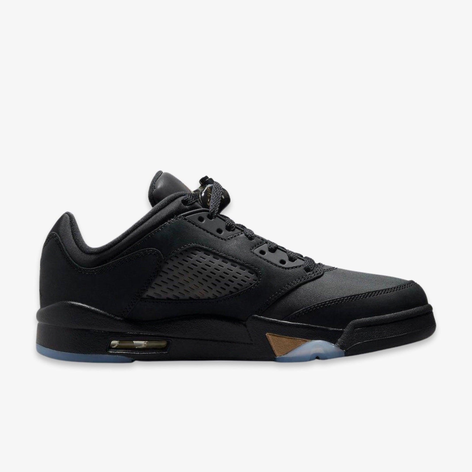 Air Jordan 5 Retro Low WF 'Wings Class of 2020-2021' (2021) [DJ1094-001] Athletic Basketball Sports Sneakers in Black / Metallic Gold for Unisex Adult Mens - AVBL MRKT (4)