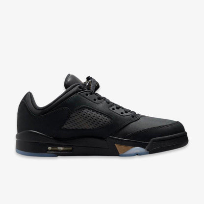 Air Jordan 5 Retro Low WF 'Wings Class of 2020-2021' (2021) [DJ1094-001] Athletic Basketball Sports Sneakers in Black / Metallic Gold for Unisex Adult Mens - AVBL MRKT (4)