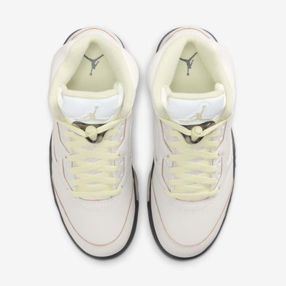 Air Jordan 5 Retro 'Luminous Green' (2025) (Womens) [IM7592-130] Athletic Basketball Sports Sneakers in Sail / Luminous Green - Anthracite for Unisex Adult Female Ladies Girls WMNS - AVBL MRKT (5)